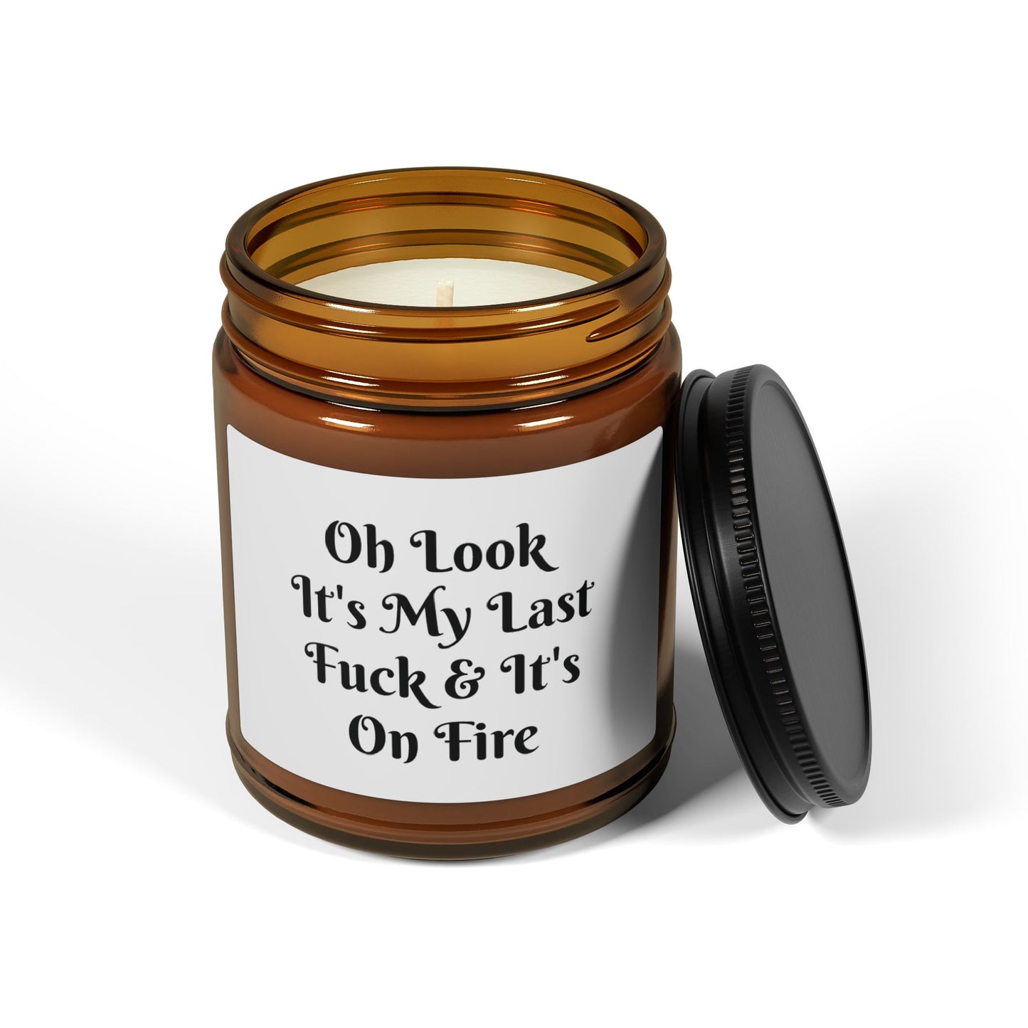 Oh Look ... Scented Soy Candle (Multi-Size, Amber Jar)