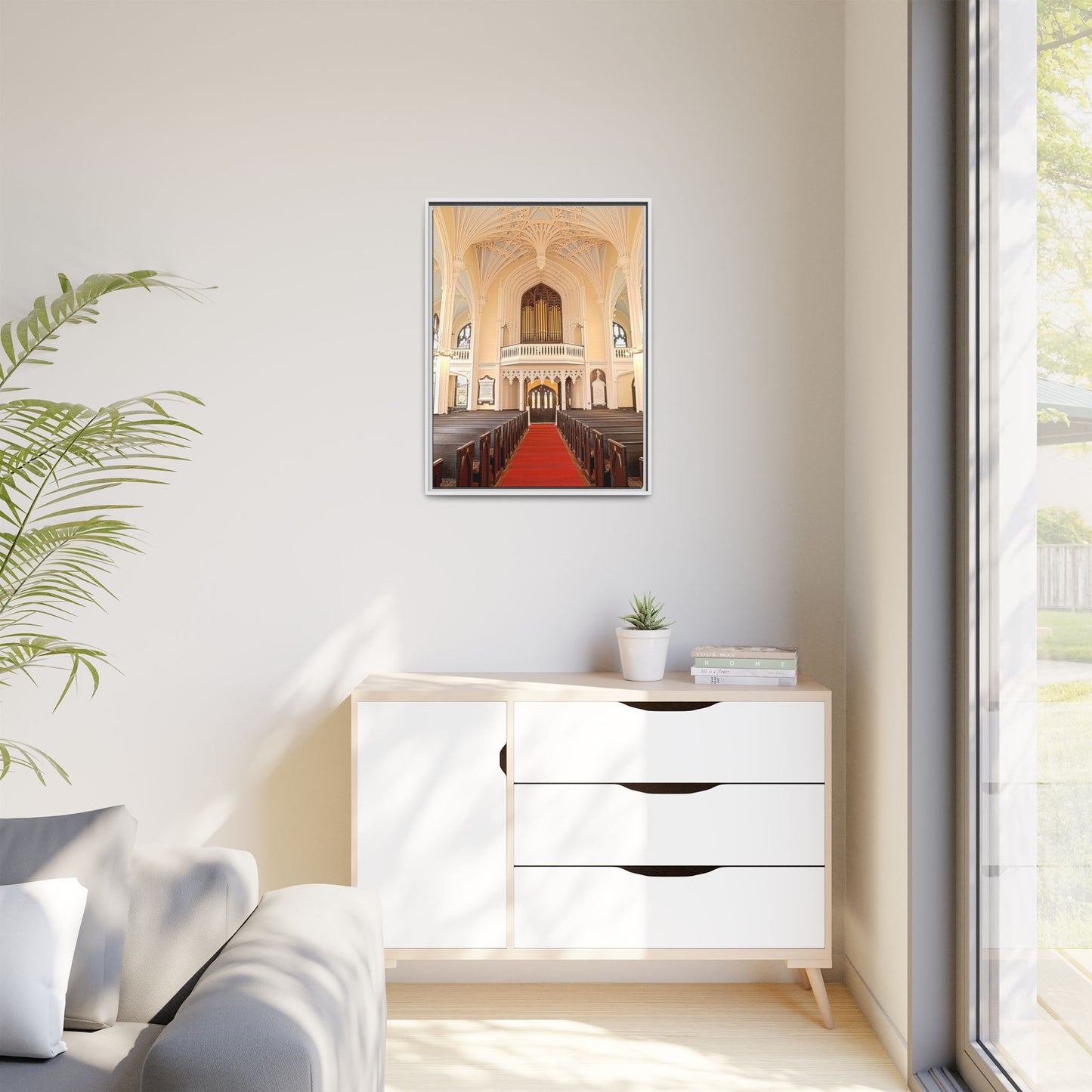 Matte Canvas, Framed (Multi-color)