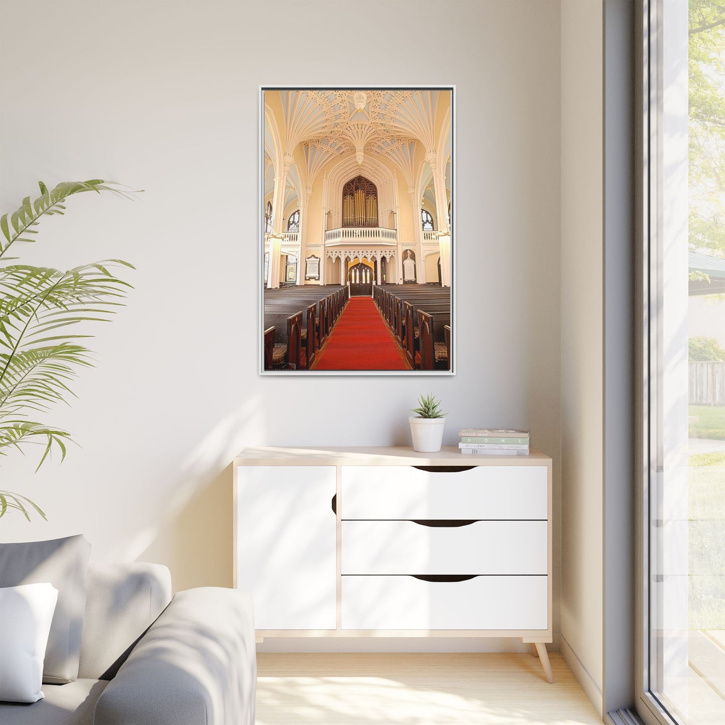 Matte Canvas, Framed (Multi-color)