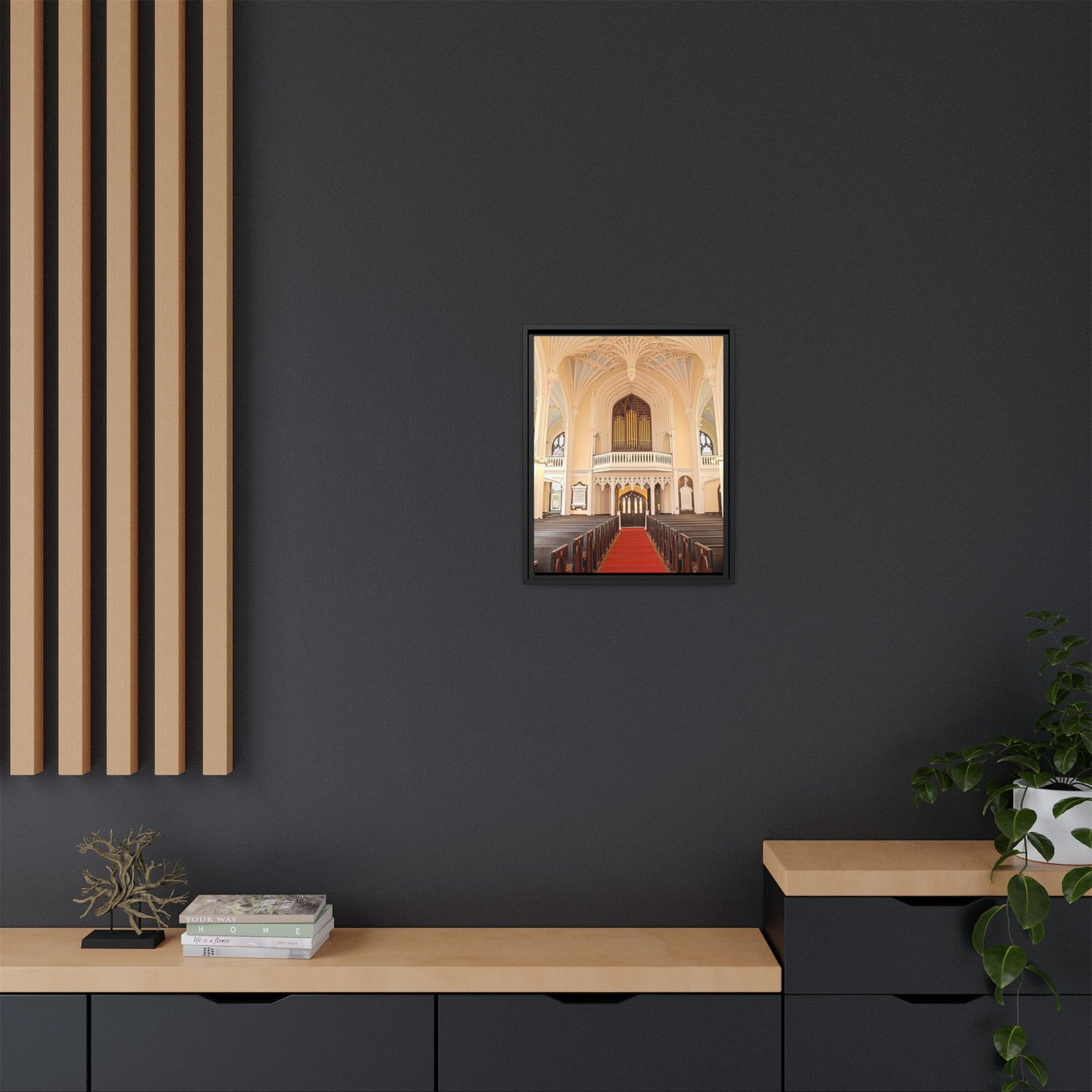 Matte Canvas, Framed (Multi-color)