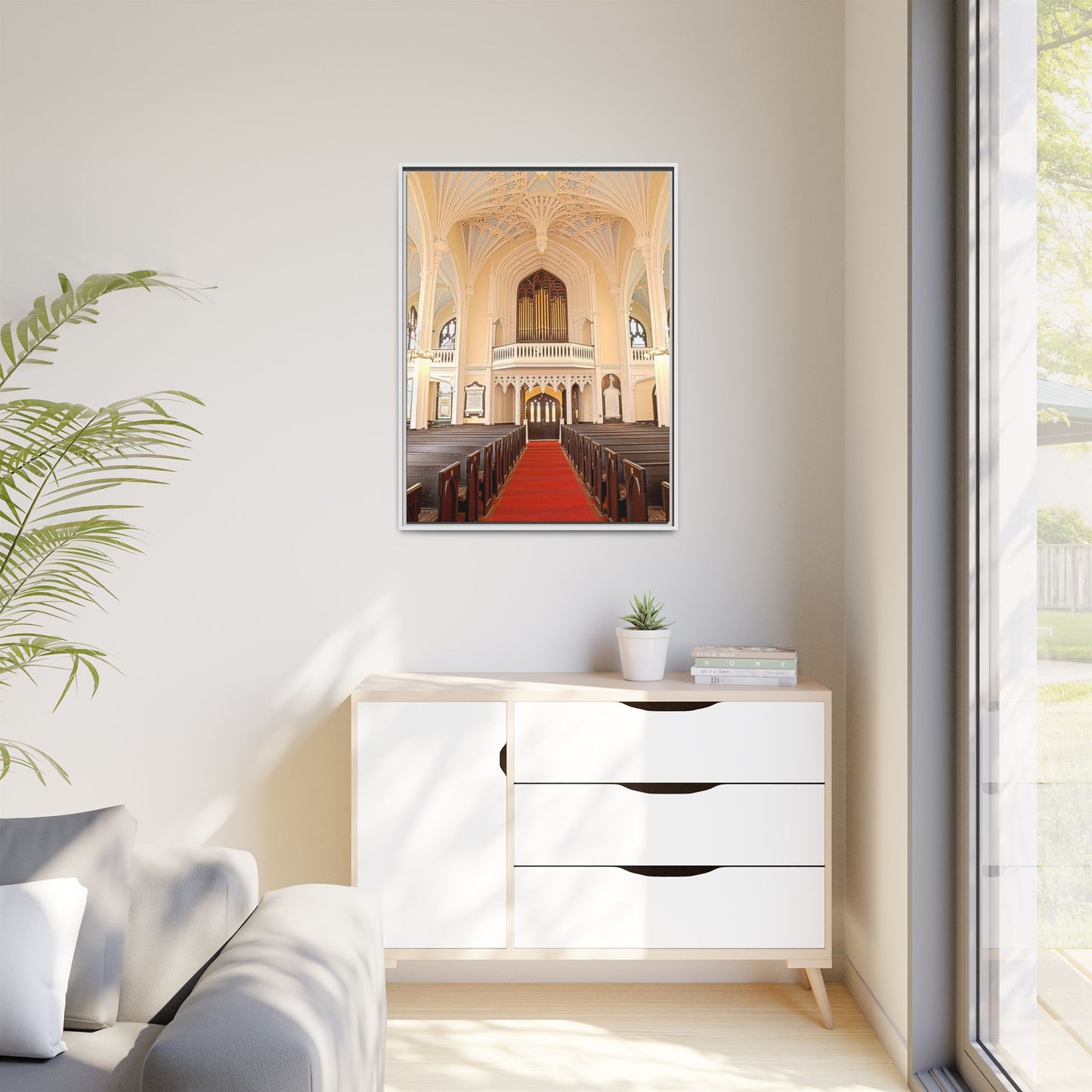 Matte Canvas, Framed (Multi-color)