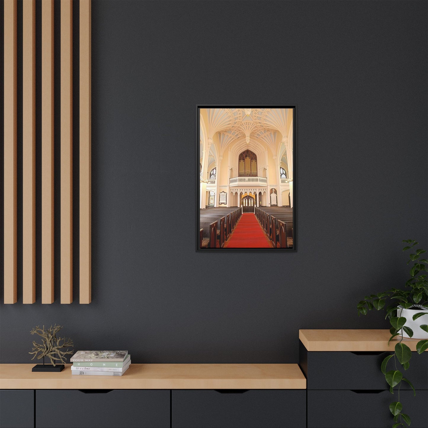 Matte Canvas, Framed (Multi-color)