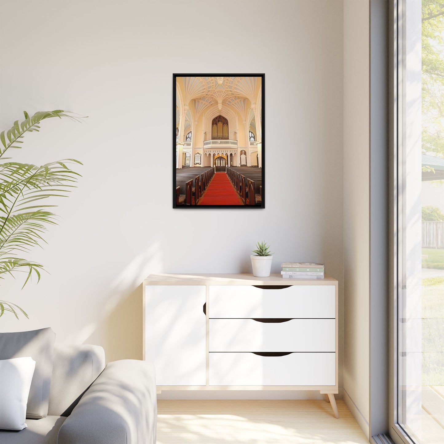 Matte Canvas, Framed (Multi-color)
