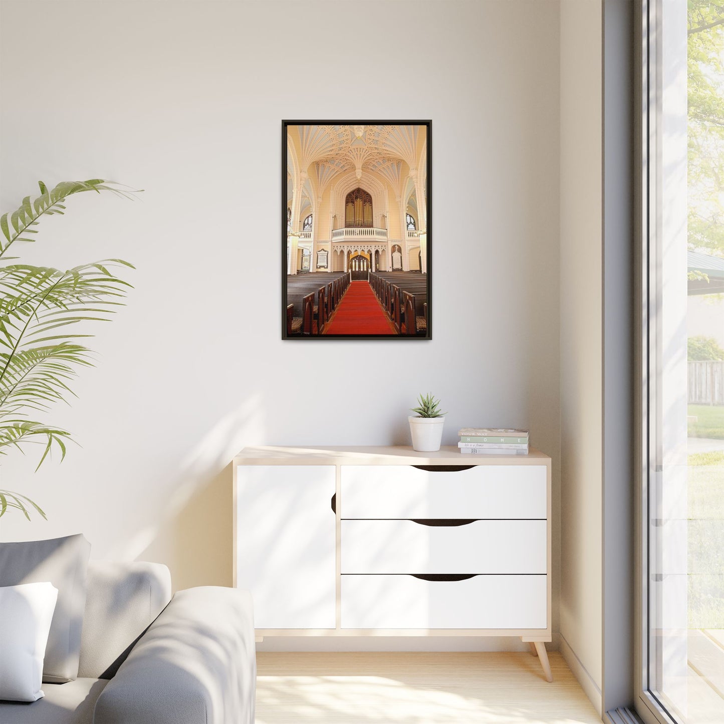 Matte Canvas, Framed (Multi-color)