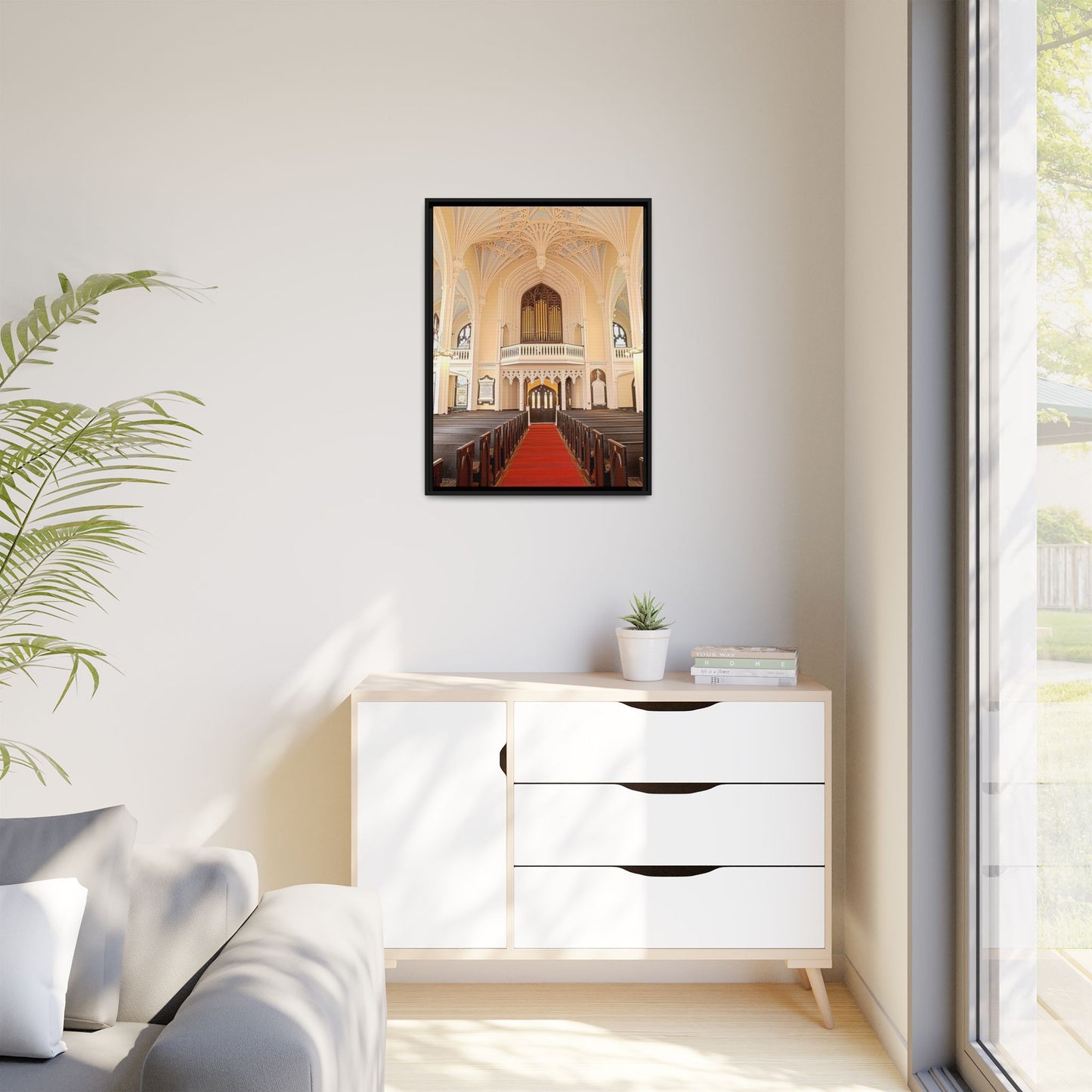 Matte Canvas, Framed (Multi-color)