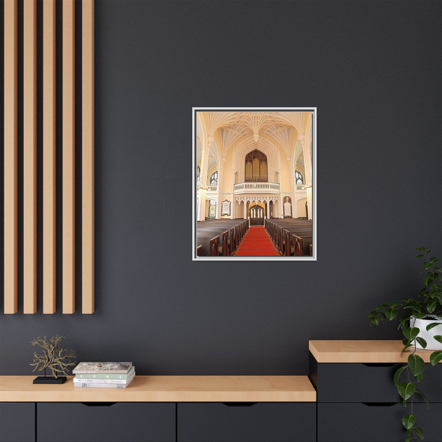 Matte Canvas, Framed (Multi-color)