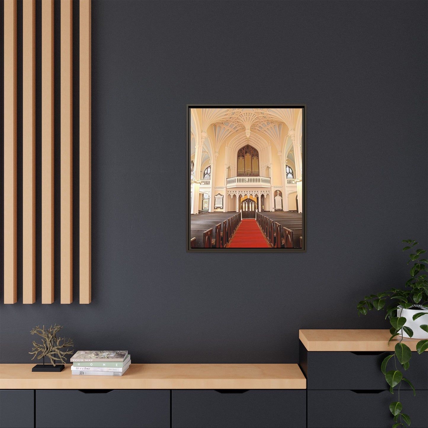 Matte Canvas, Framed (Multi-color)