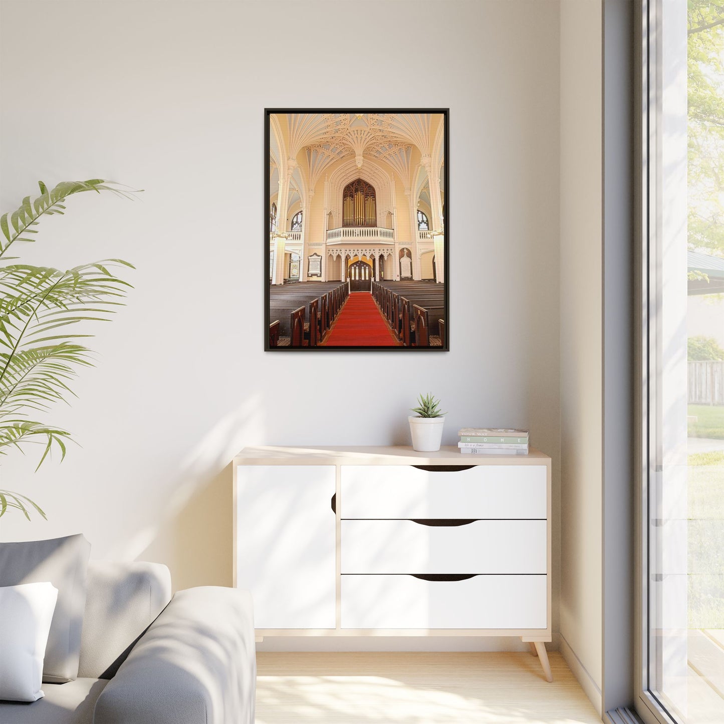 Matte Canvas, Framed (Multi-color)