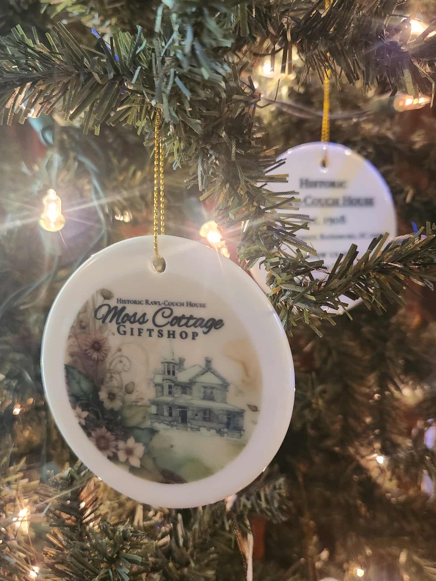 Custom Ornament Rawl Couch House - Moss Cottage Giftshop Custom Ornament