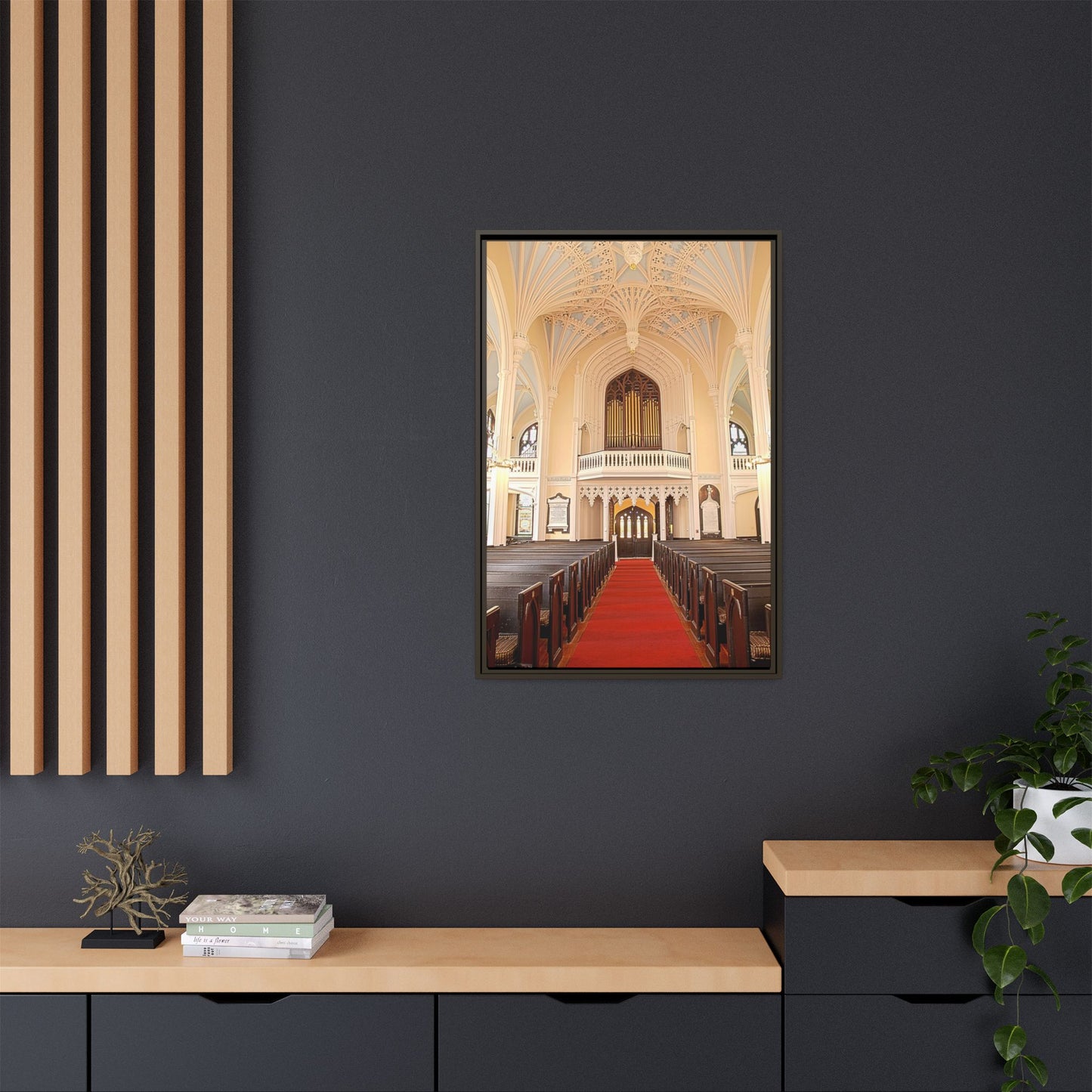 Matte Canvas, Framed (Multi-color)