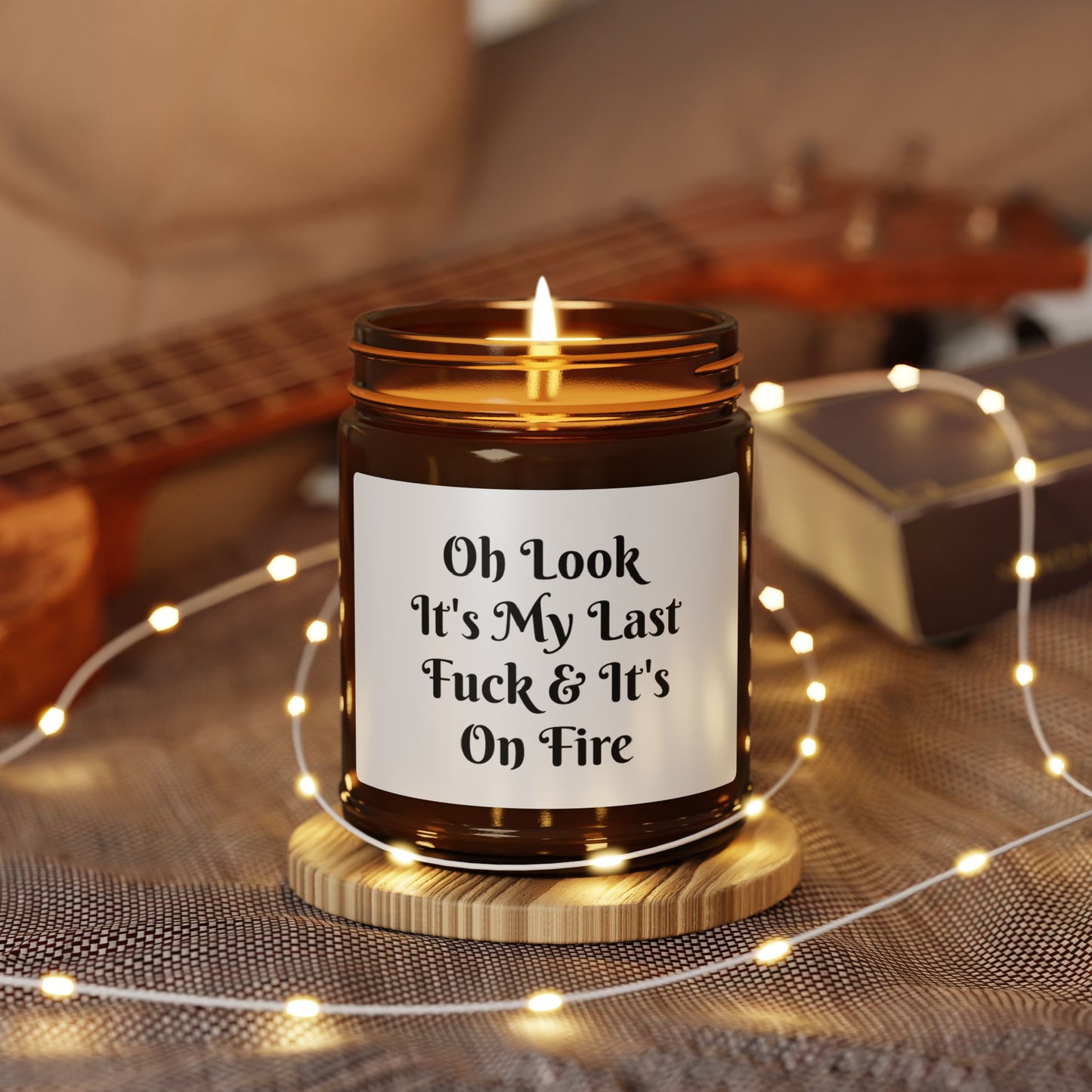 Oh Look ... Scented Soy Candle (Multi-Size, Amber Jar)