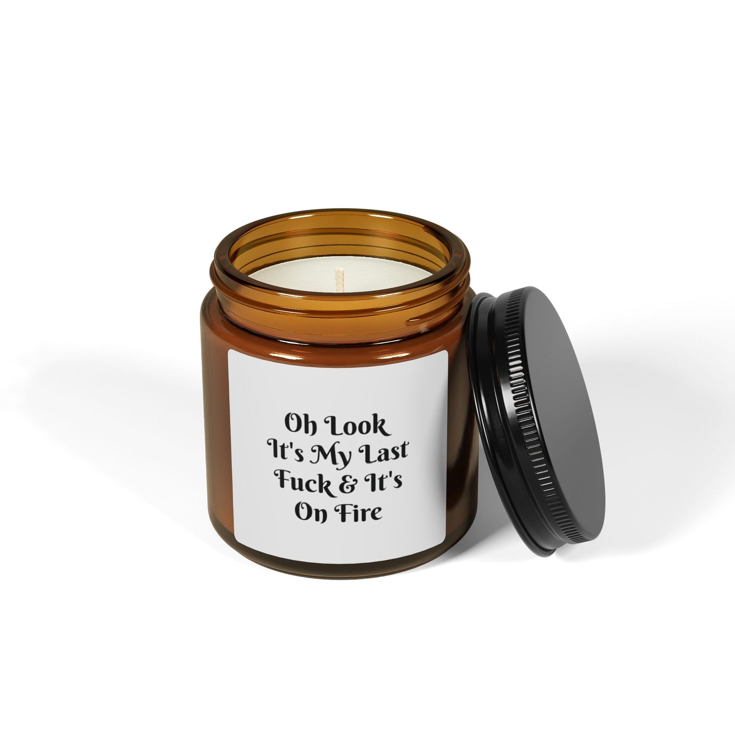 Oh Look ... Scented Soy Candle (Multi-Size, Amber Jar)