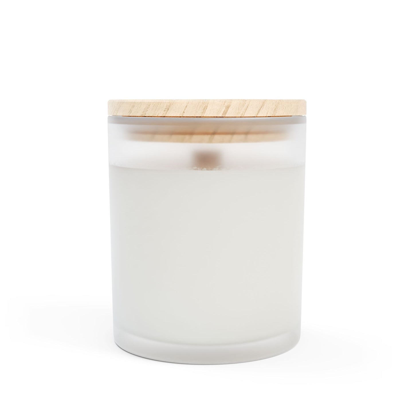 Little Bit Of Heaven in Our Home Frosted Glass Candle, 11oz
