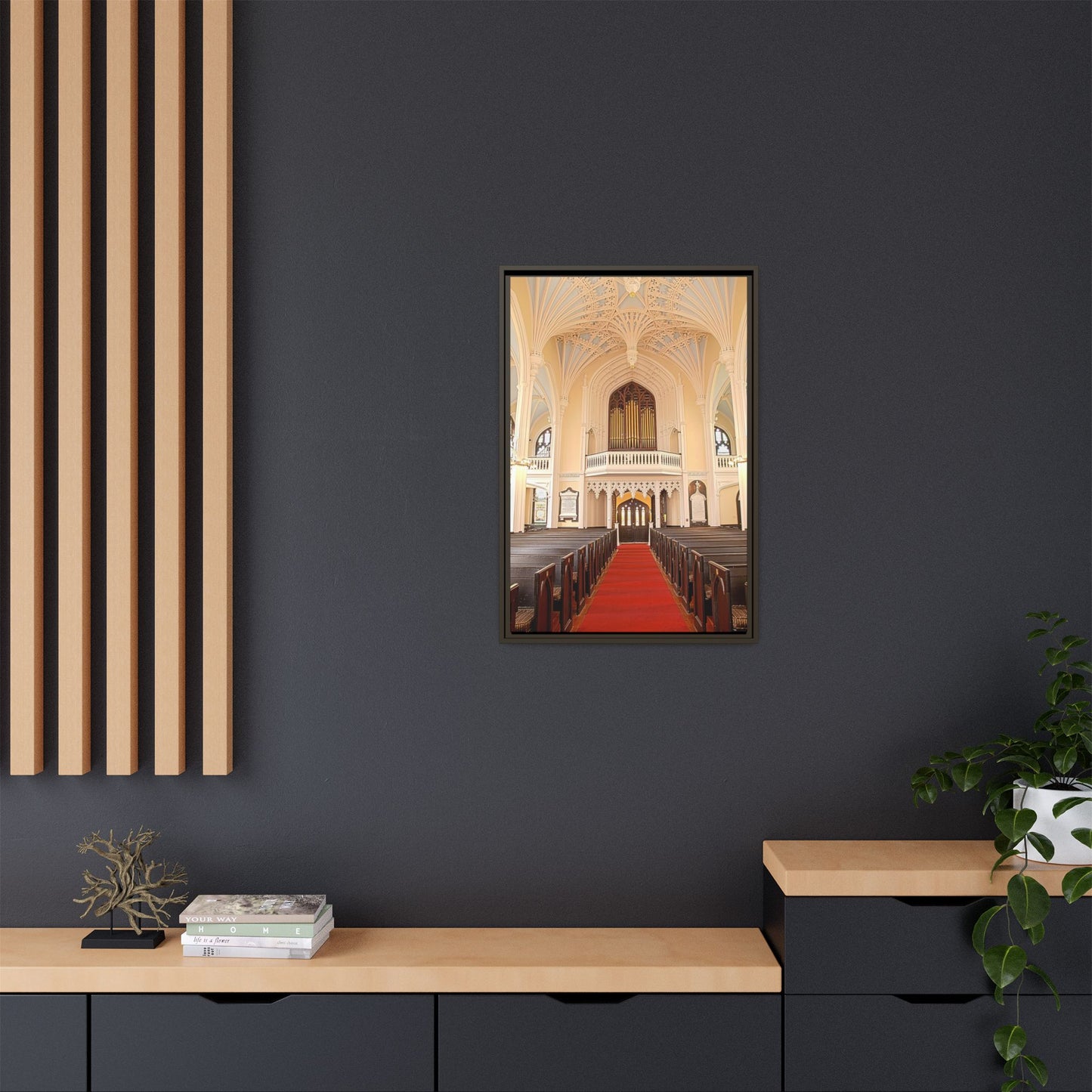 Matte Canvas, Framed (Multi-color)