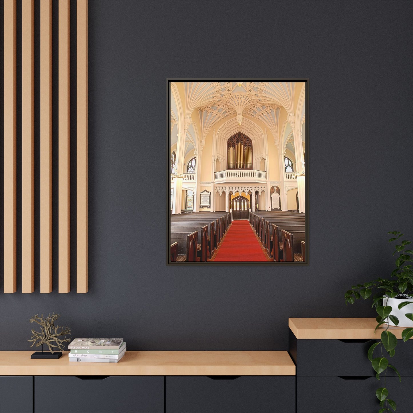 Matte Canvas, Framed (Multi-color)
