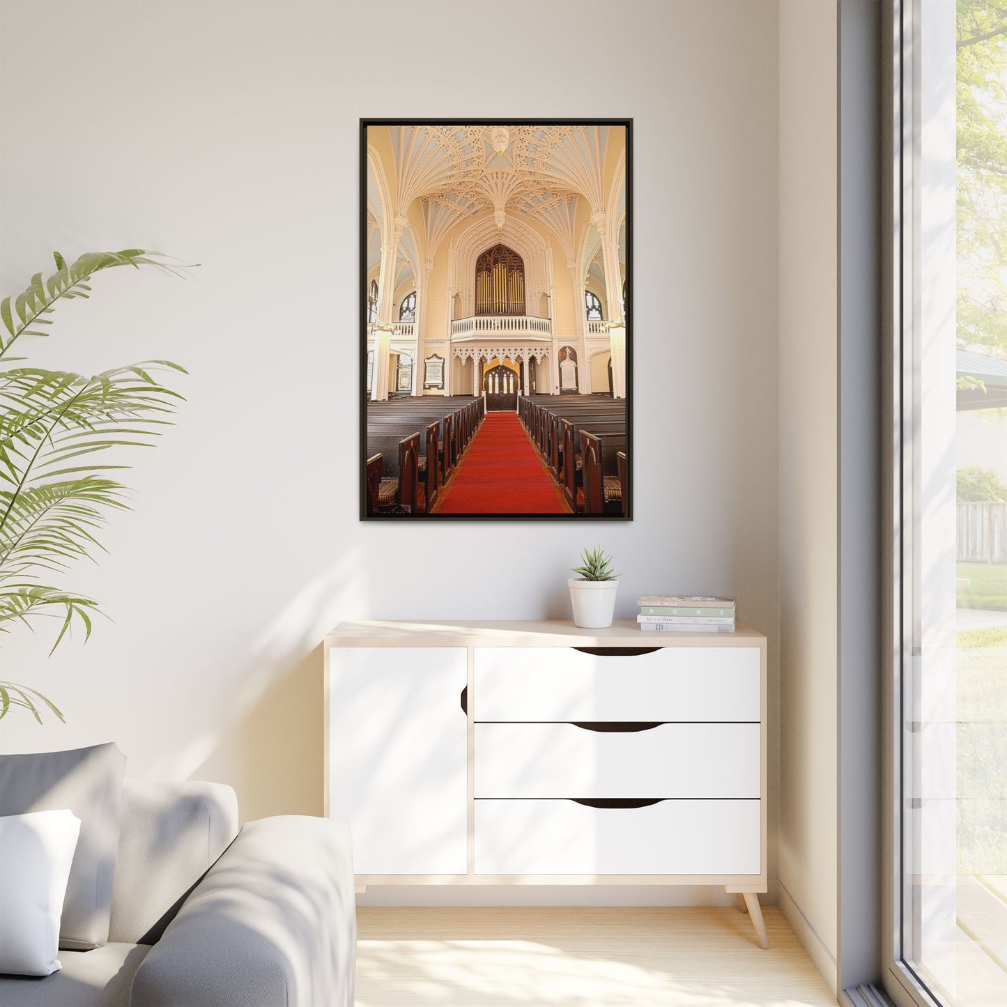Matte Canvas, Framed (Multi-color)