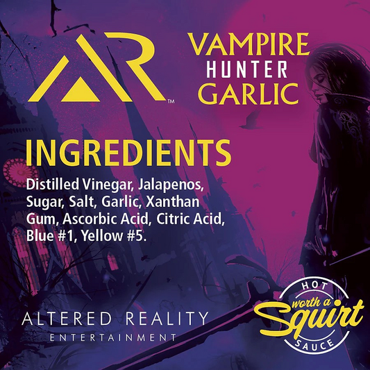 Altered Reality Vampire Hunter Garlic Hot Sauce