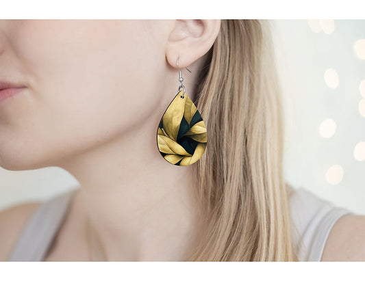 Gold Leaf Earrings