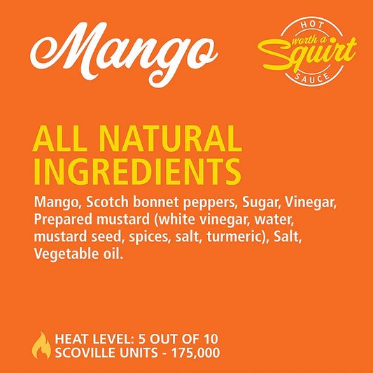 Worth A Squirt Mango Hot Sauce
