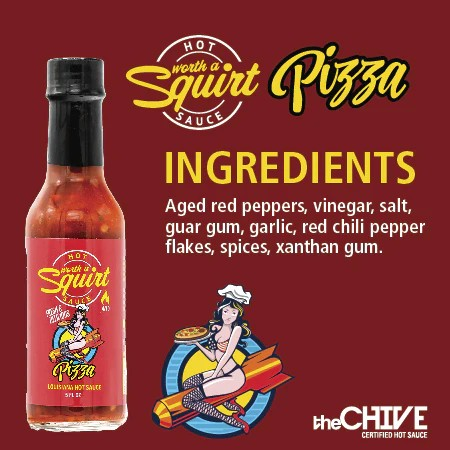 Worth A Squirt Louisiana Pizza Hot Sauce