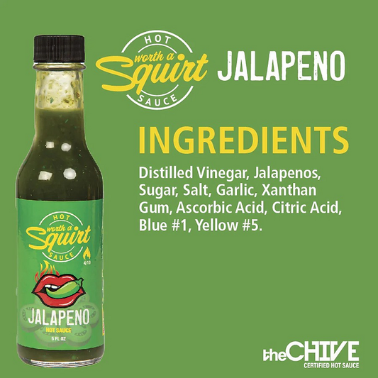 Worth A Squirt Jalapeno Hot Sauce
