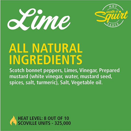 Worth A Squirt Lime Hot Sauce