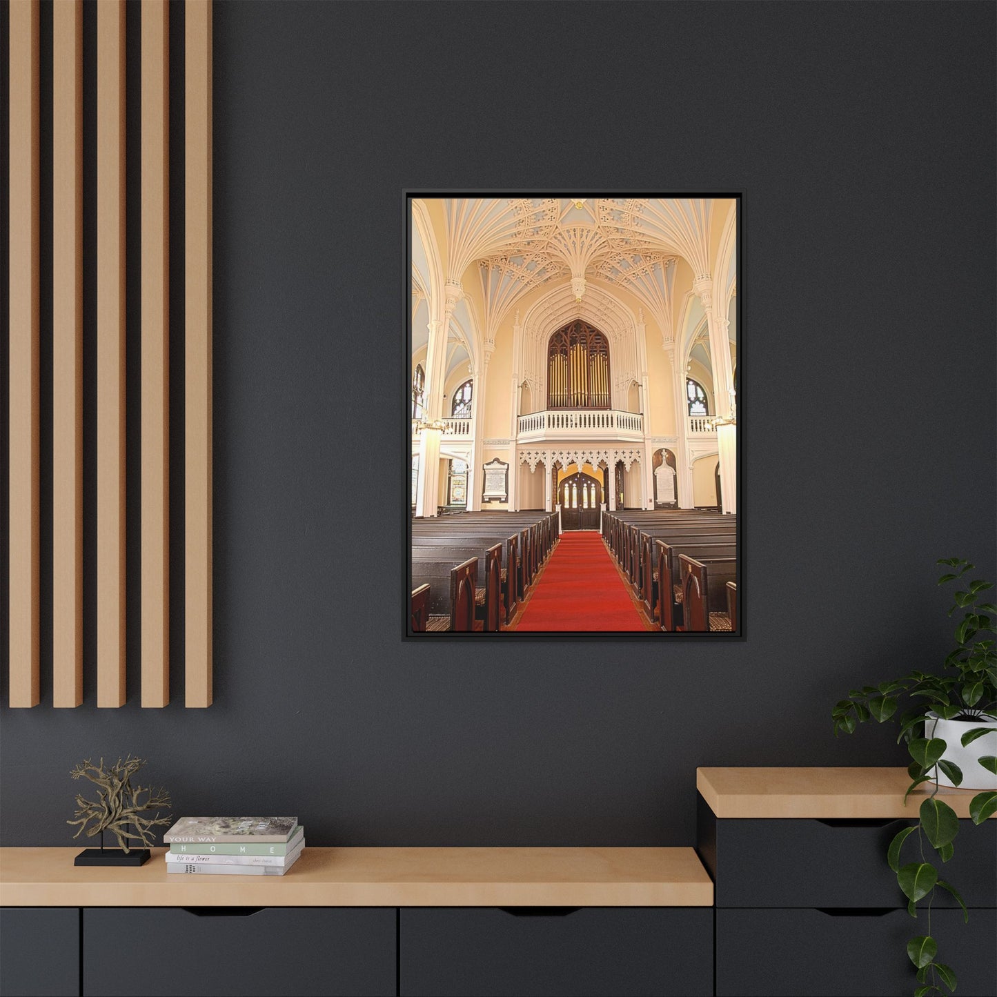 Matte Canvas, Framed (Multi-color)