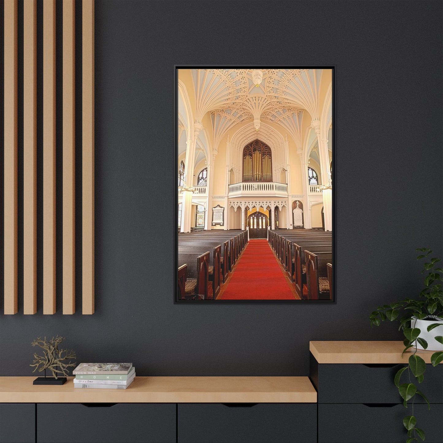 Matte Canvas, Framed (Multi-color)