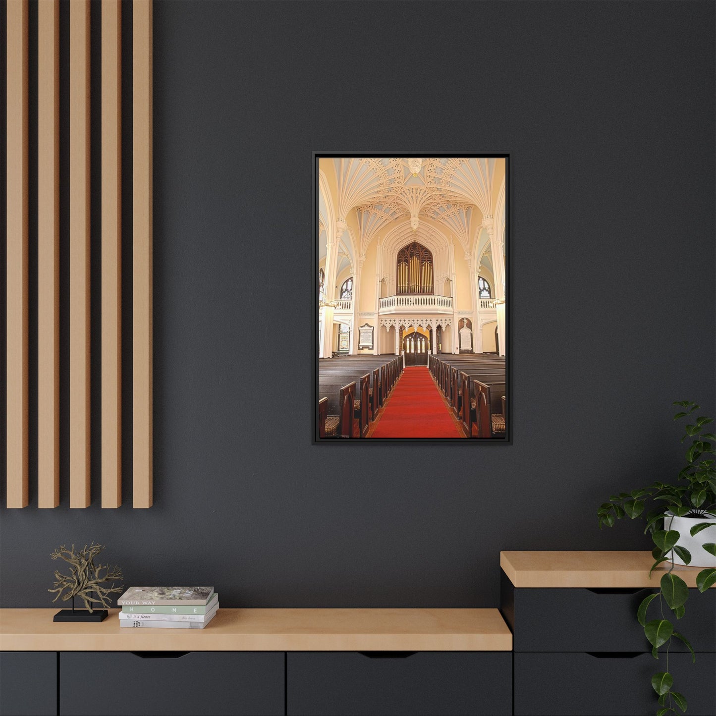 Matte Canvas, Framed (Multi-color)