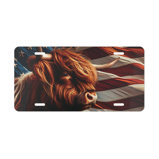 Cow Vanity Plate