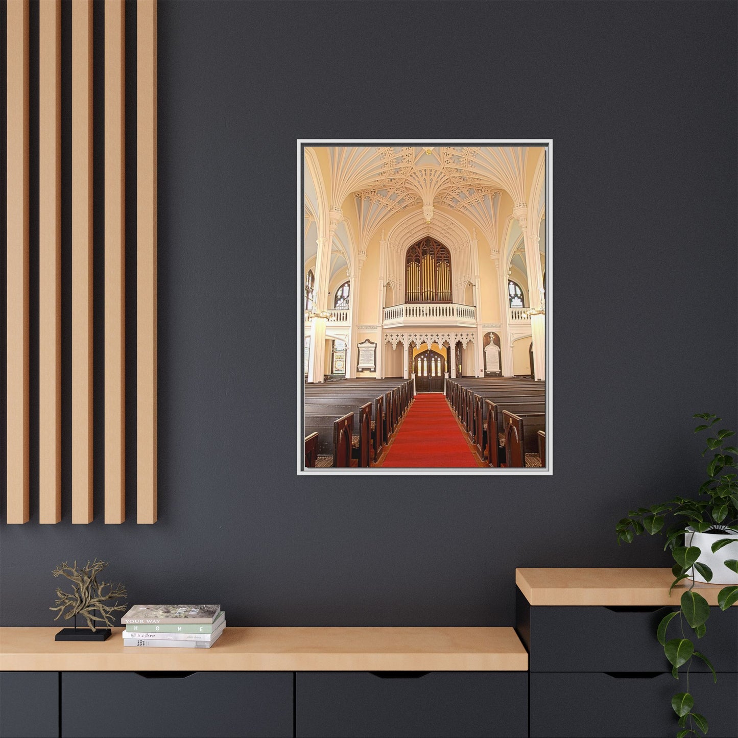 Matte Canvas, Framed (Multi-color)