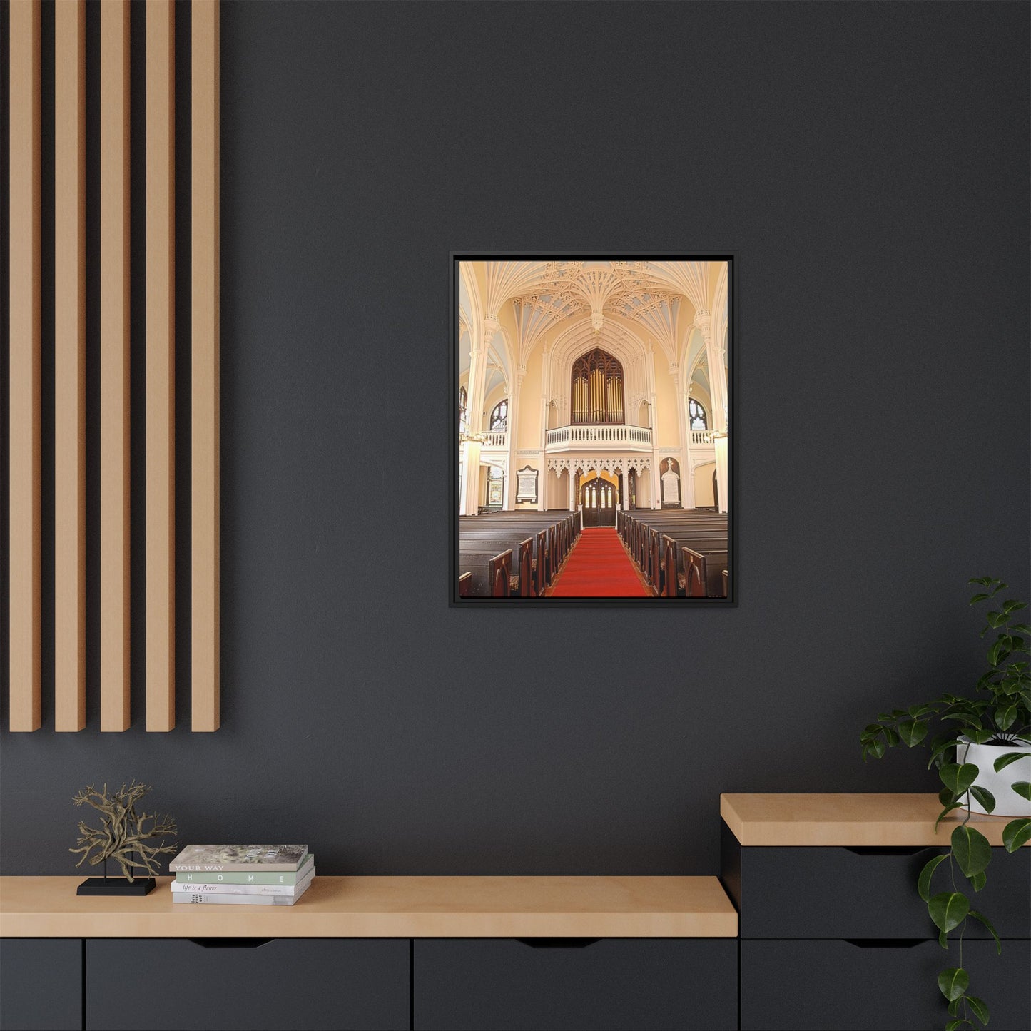 Matte Canvas, Framed (Multi-color)