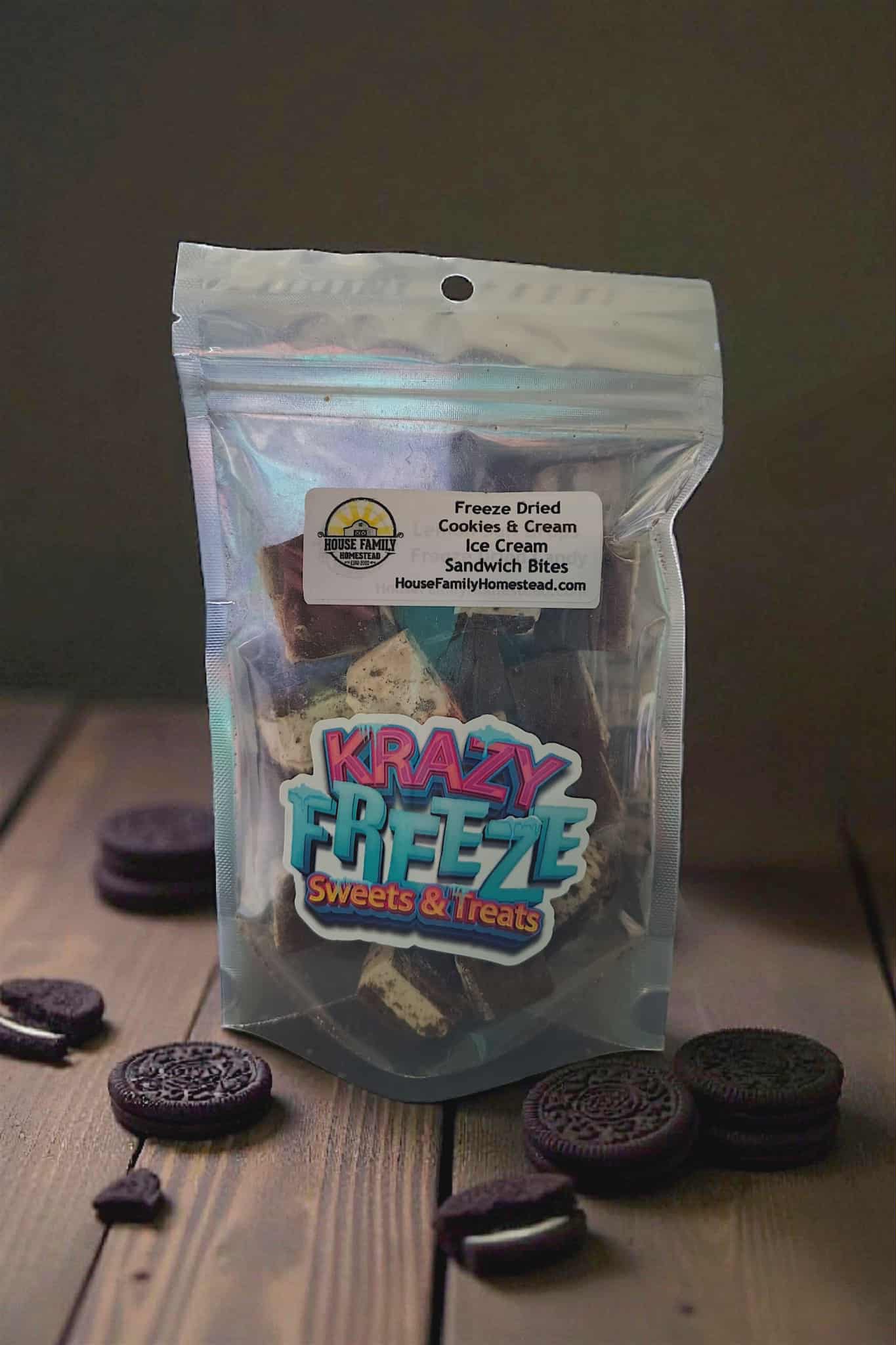 Cookies And Cream Ice Cream Sandwhiches