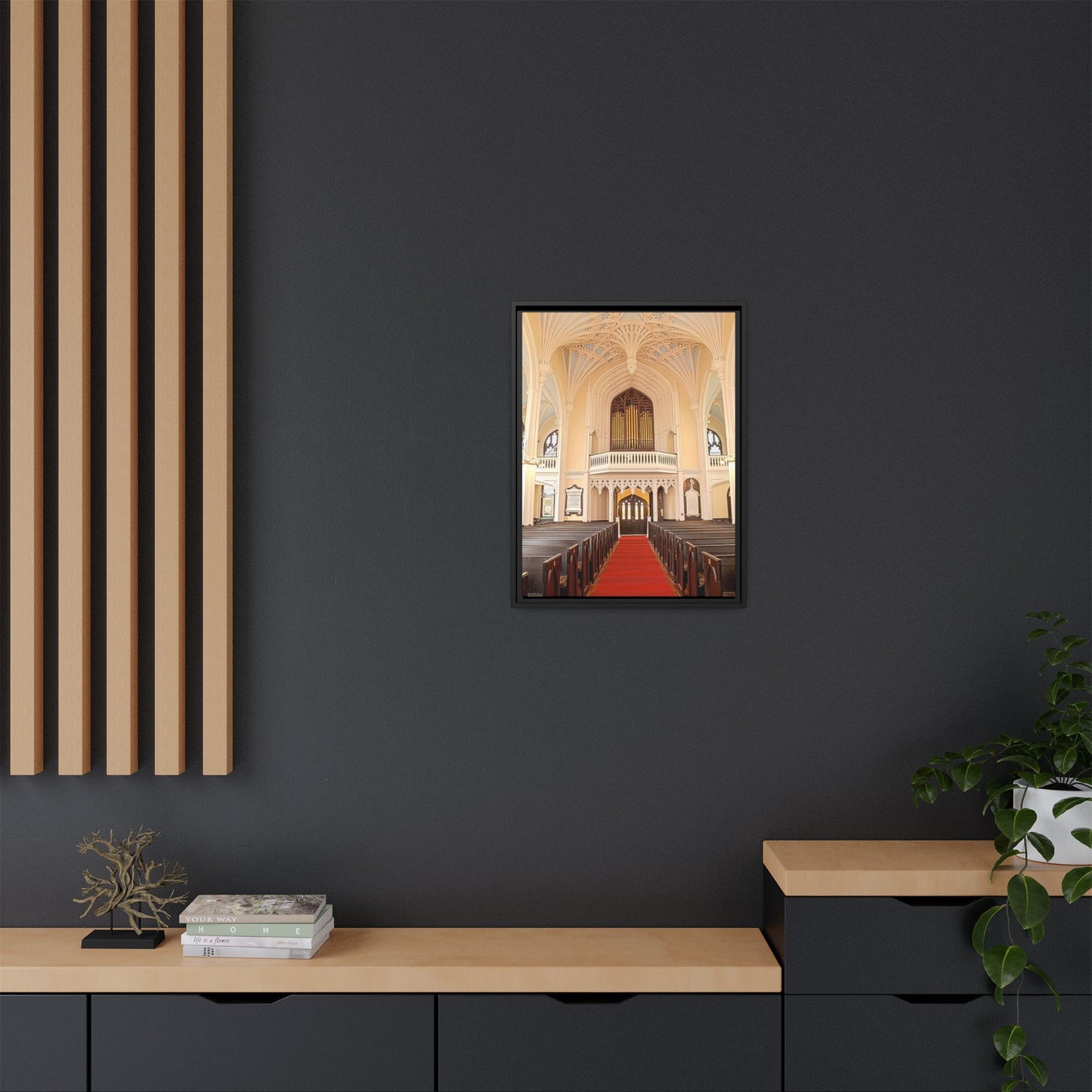 Matte Canvas, Framed (Multi-color)