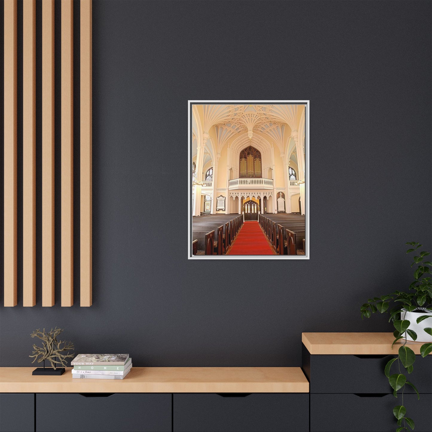 Matte Canvas, Framed (Multi-color)