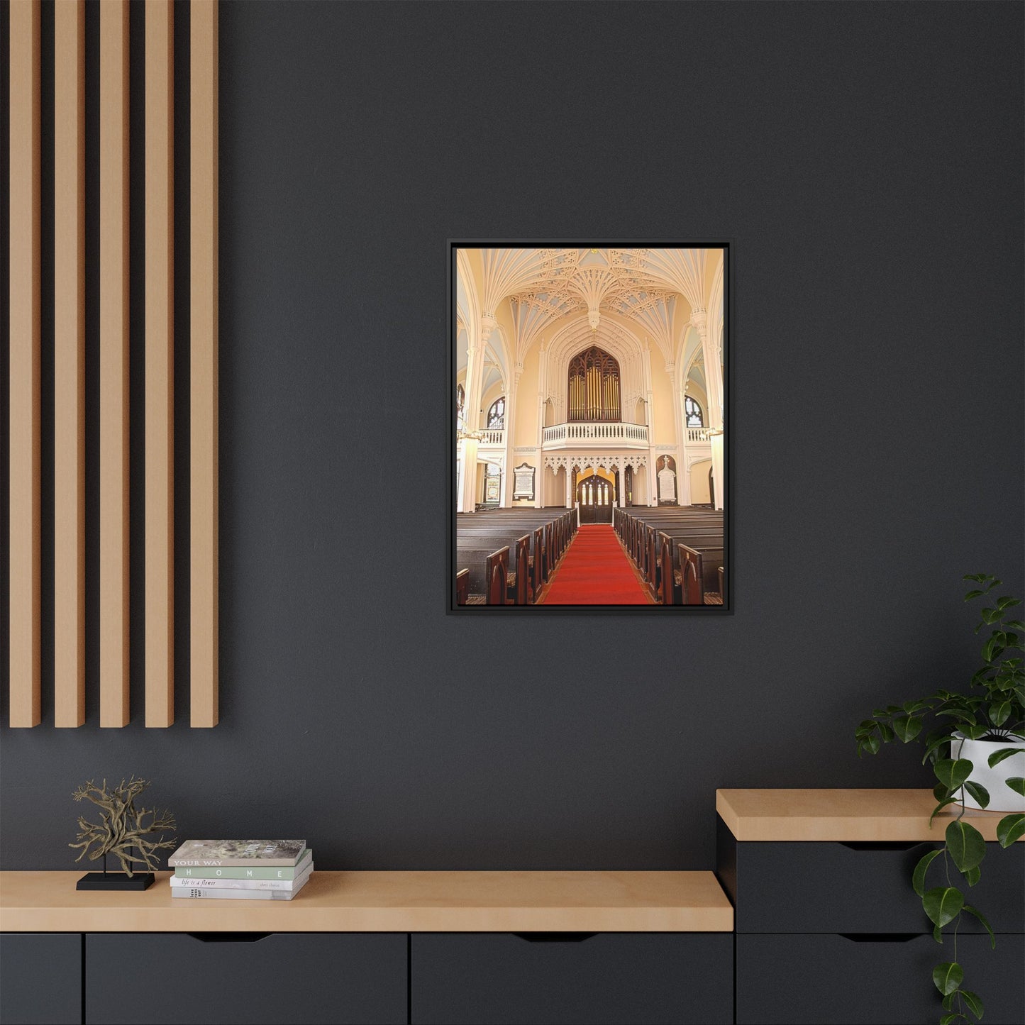 Matte Canvas, Framed (Multi-color)