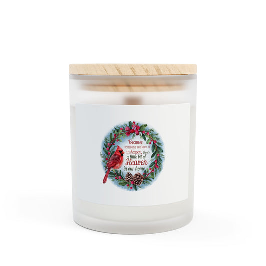 Little Bit Of Heaven in Our Home Frosted Glass Candle, 11oz