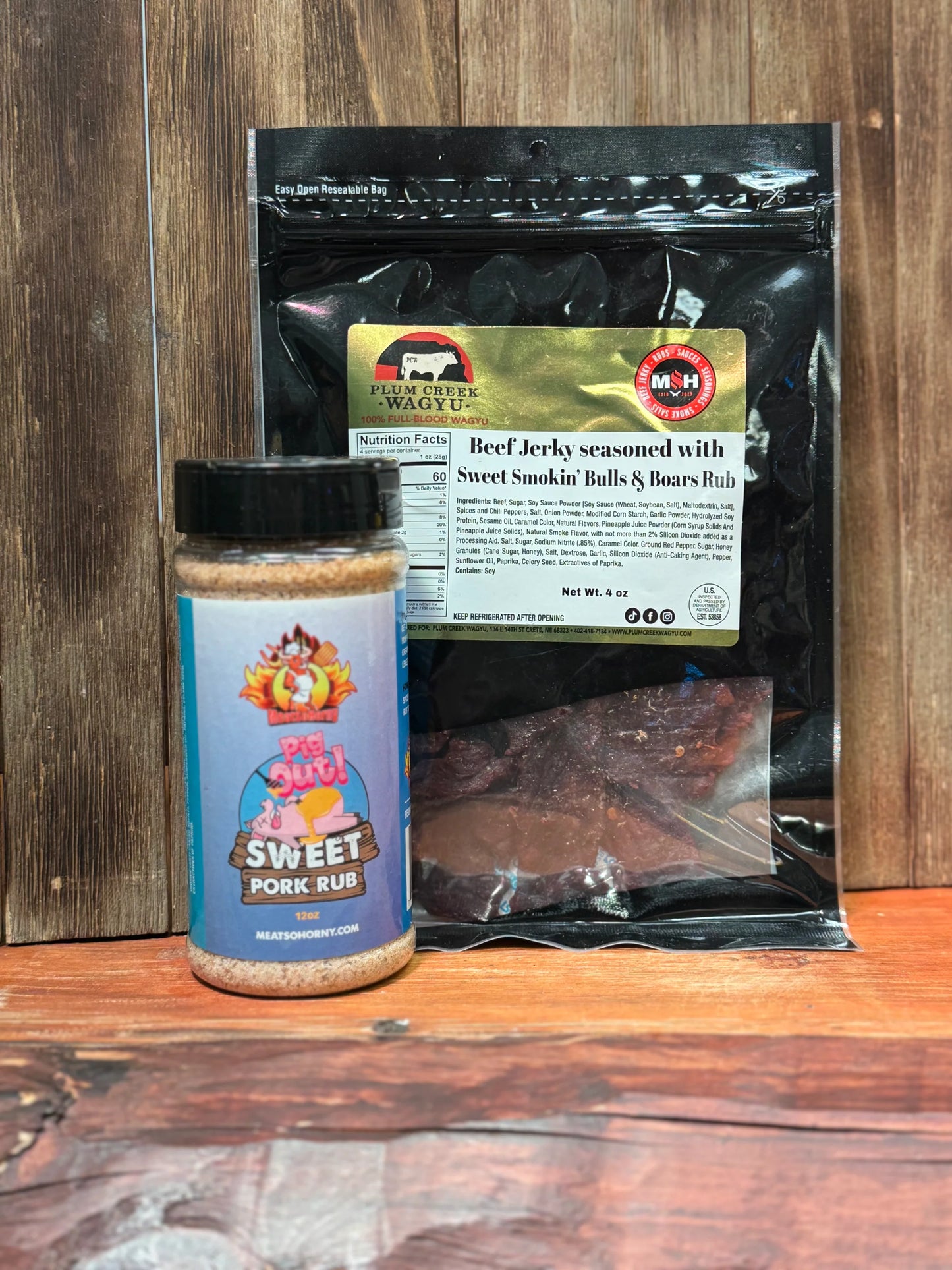 WAGYU Sweet Smoking Bulls and Boars Beef Jerky