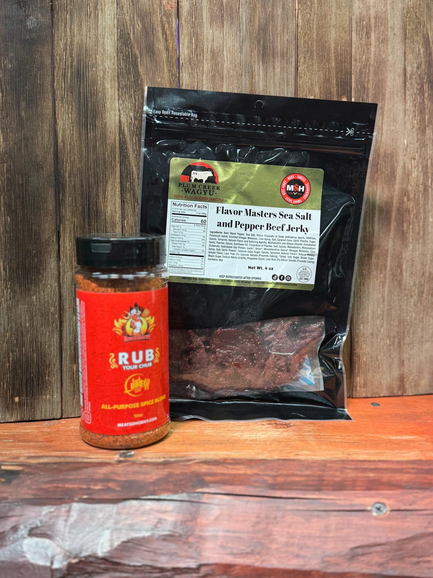 WAGYU Sea Salt and Pepper BEEF JERKY
