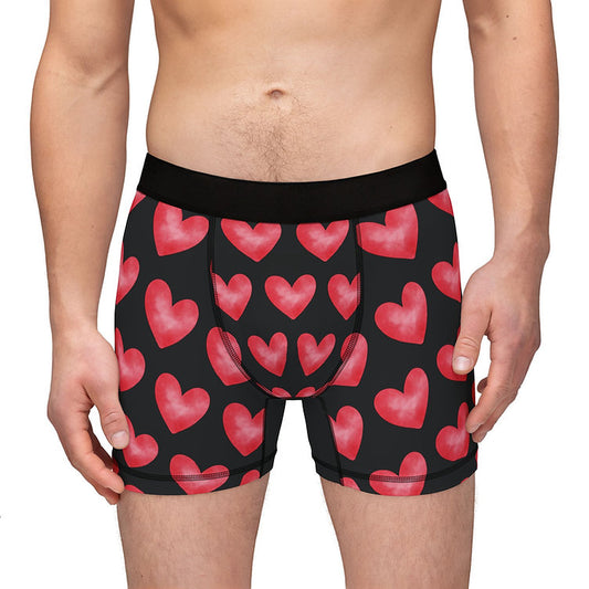 Hearts Men's Boxers (AOP)