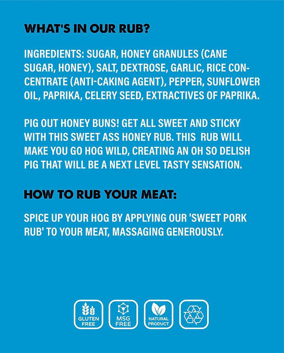 Pig Out! Sweet Honey Pork Rub