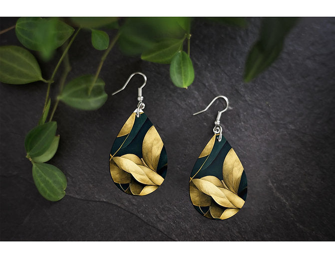 Gold Leaf Earrings