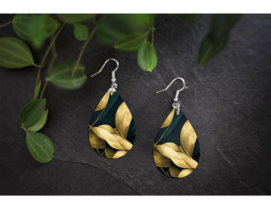 Gold Leaf Earrings