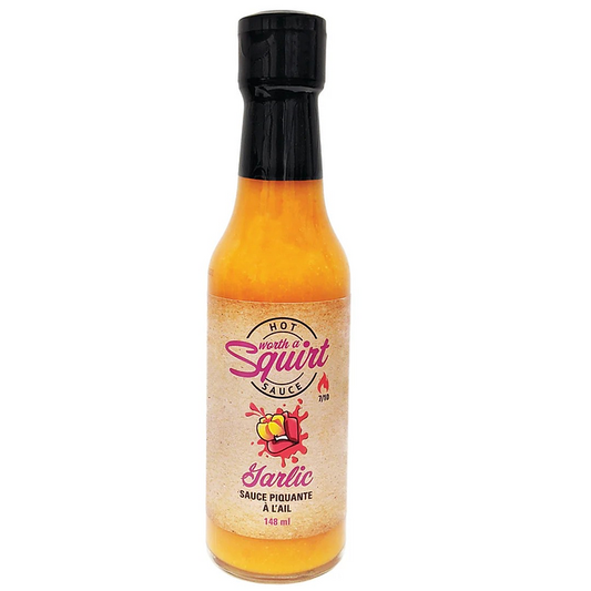 Worth A Squirt Garlic Hot Sauce