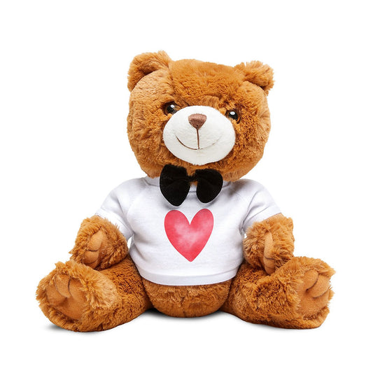 Hearts Teddy Bear with T-Shirt