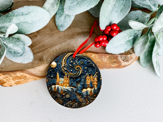 3D Stary Night Ornament
