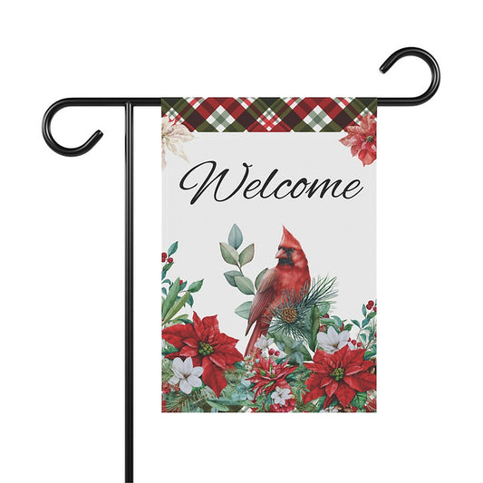 Cardinal Welcome Garden & House Banner